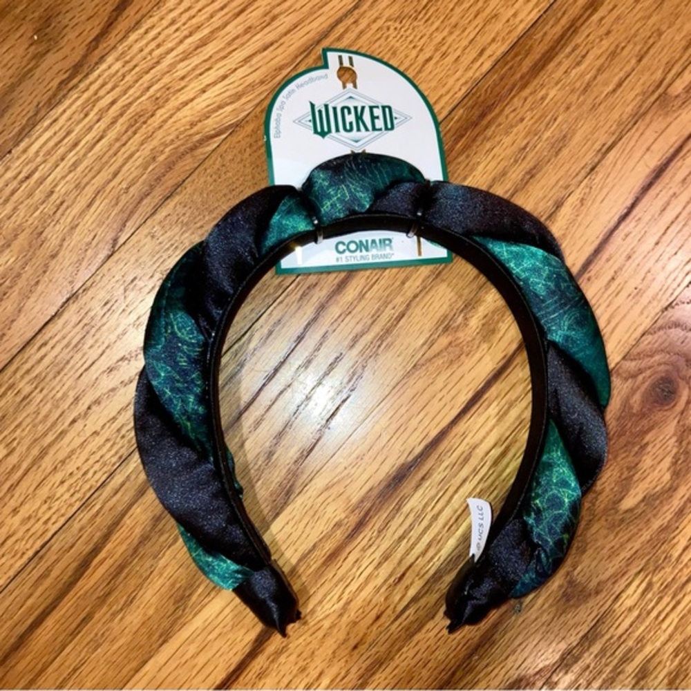 WICKED Elphaba Padded Headband - Green/ Black NWT